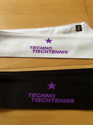 Stirnband bedruckt mit eigenem Logo